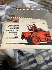 Constellation Airline Fire Emergency Needs, Lockheed 1955 Brochure - Picture 1 of 16