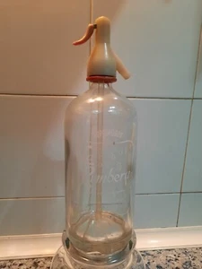 SIPHON LA RUMBERA  SODA colección MADRID  AGUA DE SELTZ botella cristal SIFON - Picture 1 of 5