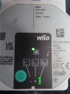 Bomba de circulación WILO Para 25/6-43/SC bomba de calefacción bomba de alta eficiencia - Imagen 1 de 5