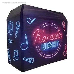 Lycra Cloth For DJ Booth, Karaoke Design - Equinox Stand Cover (EQLED13C) - Picture 1 of 2