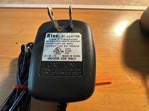 Adaptador de fuente de alimentación genuino KTEC KA12D075100044U transformador clase 2 - Imagen 1 de 3