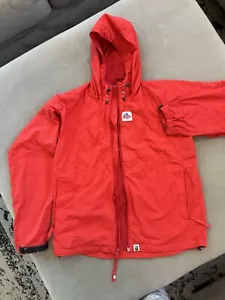 VTG 2000’s BAPE By A Bathing Ape Red Windbreaker Nylon Large - Picture 1 of 13
