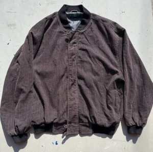 Giacca Uomo Vintage Marca Coccodrillo Multicolore Righe L Bomber Cerniera Preppy City - Foto 1 di 13