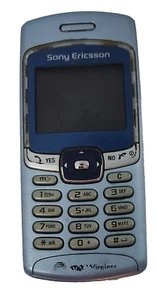 SONY ERICSSON T226 Blue Cell Phone Not Working Parts Only Vintage Y2K - Bild 1 von 2