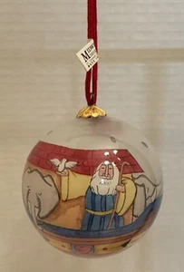 Midwest Importatori Arca di Noè Decorazione Vetro Natale Dipinta a Mano Vacanze NO Scatola - Foto 1 di 8