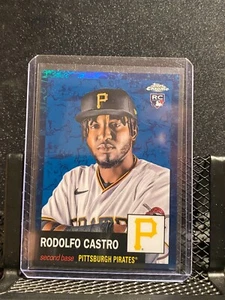 Rodolfo Castro RC 2022 Topps Chrome Platinum - Blue Toile #157/199 - #365 - Picture 1 of 2