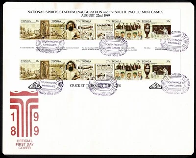 TONGA 1989 SPORTS STADIUM/ SOUTH PACIFIC GAMES CRICKET RUGBY - Image 1 of 4