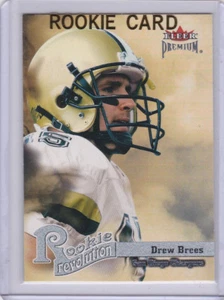 DREW BREES 2001 Fleer Premium Rookie Revolution San Diego CHARGERS NFL RC - Picture 1 of 2