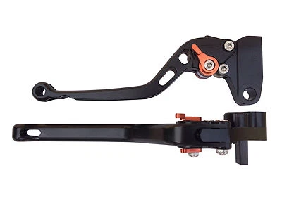 ORANGE LONG MOTORCYCLE CLUTCH BRAKE LEVERS for YAMAHA YZF R6 2005-2014 - Image 1 of 4
