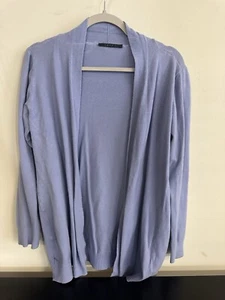 Cyrus maglione cardigan donna aperto XL blu linea lunga pratico senza sforzo leggero - Foto 1 di 4