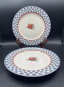 Susan Winget Dessert Plates Apple Basket 7 1/2" International Tableworks 1995 - Picture 1 of 10