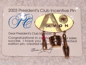 ❤Avon* Representante de Ventas ~ PIN de PC 2003~ Broche de Estrás Premio de Joyería❤ - Imagen 1 de 1