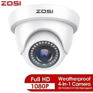 ZOSI 1080P CCTV Camera Home Surveillance Security Cameras Indoor Outdoor Wired - Picture 1 of 10