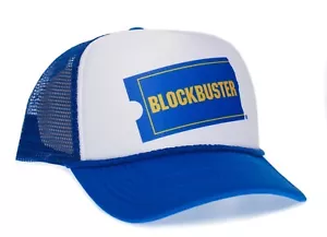 Blockbuster Vintage Adulto Ajustable Gorra Camioneros Curvada Real - Imagen 1 de 1