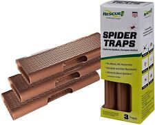 RESCUE! Spider Traps – Catches Brown Recluse, Hobo Spiders, Black Widows &...