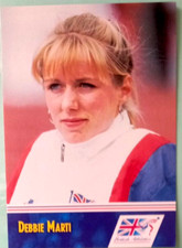 DEBBIE MARTI ERIN MAXX BRITISH ATHLETICS 1992 TRADING CARD No 89