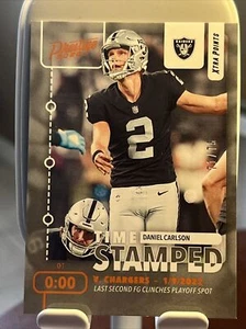 2022 Panini Prestige Time Stamped Xtra Points Daniel Carlson /75 - Foto 1 di 3