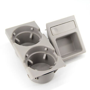 NEW Gray Center Console Cup Holder WITH Coin For BMW E46 323i 325i 328i 330i M3