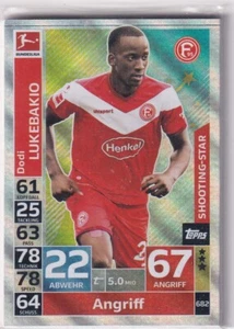 Match Attax Bundesliga 2018-19 No. 682 Dodi Lukebakio Shooting-Star - Picture 1 of 1