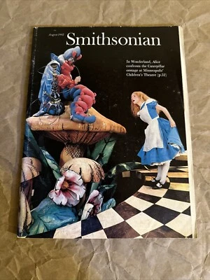 Smithsonian Magazine August 1982 In Wonderland, Alice Confronts The Caterpillar - Image 1 of 3