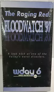 The Raging Red River Floodwatch 97 WDAY 6 A Look Back VHS tape North Dakota MN - Imagen 1 de 3