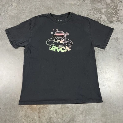 RVCA T Shirt Mens Medium Black Day Shift Relaxed Fit - Image 1 of 4