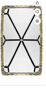 Brazos Ajustar Cama Entrecruzada Ajustable Sábana Ajustable Correas Tirantes Pinza Sujetador - Imagen 1 de 2