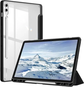 Fintie Hybrid Slim Case for Samsung Galaxy Tab S10 Plus 2024 / S9 FE Black - Picture 1 of 9