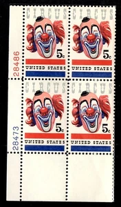American Circus Plate Block 1966 - Picture 1 of 1