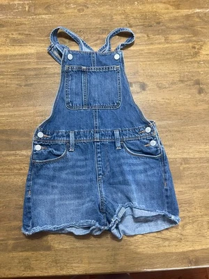 Mono corto Old Navy, talla juvenil grande, azul, mezclilla, pantalones cortos, mameluco Foto 1 de 4