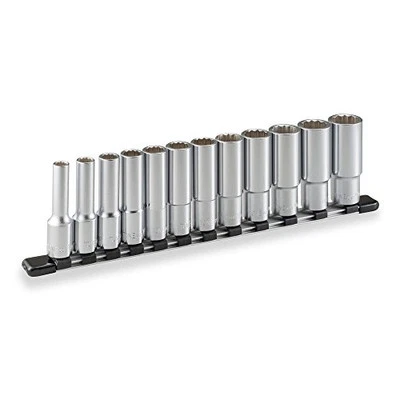 TONE Deep Socket Set with Socket Holder 12-Point (Inch Size) HDBL412 1/2 Inch - Image 1 of 3