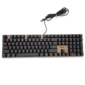 Cherry KC 200 MX Mechanical Keyboard – MX2A Brown, Metal Frame, Bronze Color - Picture 1 of 8