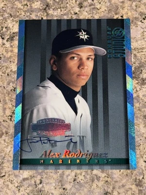 УЛЬТРАРЕДКАЯ 1997 Студийная Портретная Коллекция Donruss Алекс Родригес #43 AUTO SSP - Изображение 1 из 4