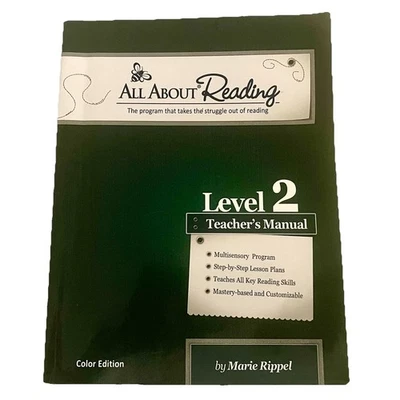 All About Reading Level 2 Teacher’s Manual Color Edition v3.1.0 Paperback - Image 1 of 4