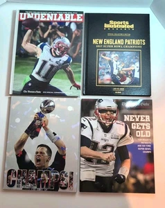 NEW ENGLAND PATRIOTS NFL BOOK MAGAZINE LOT (6) DYNASTY BILL BELICHICK TOM BRADY - Picture 1 of 5