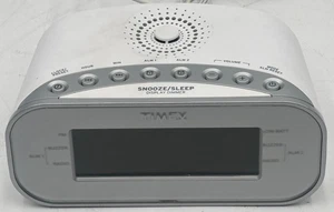 Timex T231Y AM/FM Dual Alarm Clock Radio with 1.2-Inch Green Display and Line-In - Picture 1 of 6
