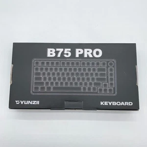 Yunzii Wireless Rechargeable 4000mAh Mechanical Keyboard Model B75 Pro - Picture 1 of 13