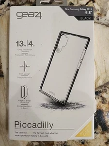 Gear4 Piccadilly Hülle für Samsung Galaxy Note 10+ (2019) 6,8" Schwarz Klar D3O - Bild 1 von 4