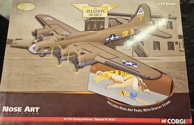 CORGI 1:72 Boeing B-17G Flying Fortress "Mount N Ride" 323rd BS 91st BG US33308 - Image 1 of 4
