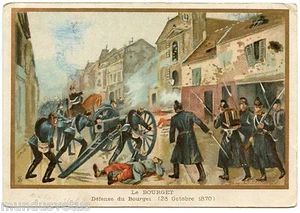 LE BOURGET. DéFENSE. 28 OCTOBRE 1870. GUERRE. WAR. BATTLE. FIGHTING - Picture 1 of 2