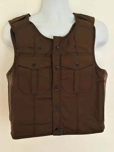 SAFARILAND Hombre U1 Uniforme Limpio Camisa Armadura Portador Delantero Abierto 2 Pokt 2XL Marrón - Imagen 1 de 18