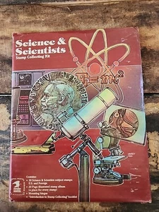 Kit de colección de estampillas de ciencia y científicos, sin abrir - Imagen 1 de 6