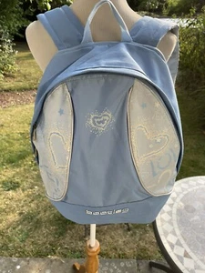 School bag by Bootleg for junior school size 15 x 14 ins pastel blue - Picture 1 of 8