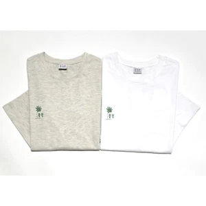 KTina Unisex 100% Mercerized Cotton 20s Wildflowers Shot Sleeve T-Shirt 2 Colors - Picture 1 of 16