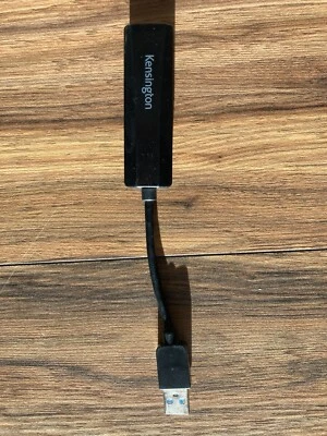 Kensington UA0000E USB Hubs with / Charging 3.0 Ethernet Adapter Black K33981WW - Image 1 of 2