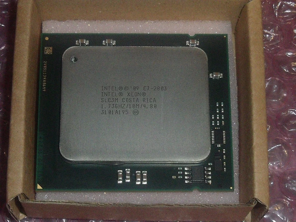 Intel Xeon 6 Core  E7-2803 1.73GHZ/18MB/4.80GT/S QPI SLC3M - Image 1 of 1
