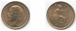 Great Britain: George V 1930 Farthing, KM-825; Choice to Gem Brilliant Uncirc. - Picture 1 of 1