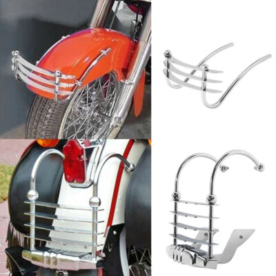 Parrilla de parachoques delantero trasero rallador de queso apto para Harley Heritage Springer 1997-2003 Foto 1 de 4