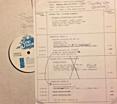 RADIO SHOW: 5/19/86 BIRTHDAYS! WHO,JOE COCKER,LEO SAYE,SONNY & CHER,GEORGIE FAME - Image 1 of 2