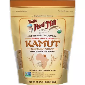 Bob's Red Mill Organic Whole Grain Kamut 24 oz Pkg - Picture 1 of 1